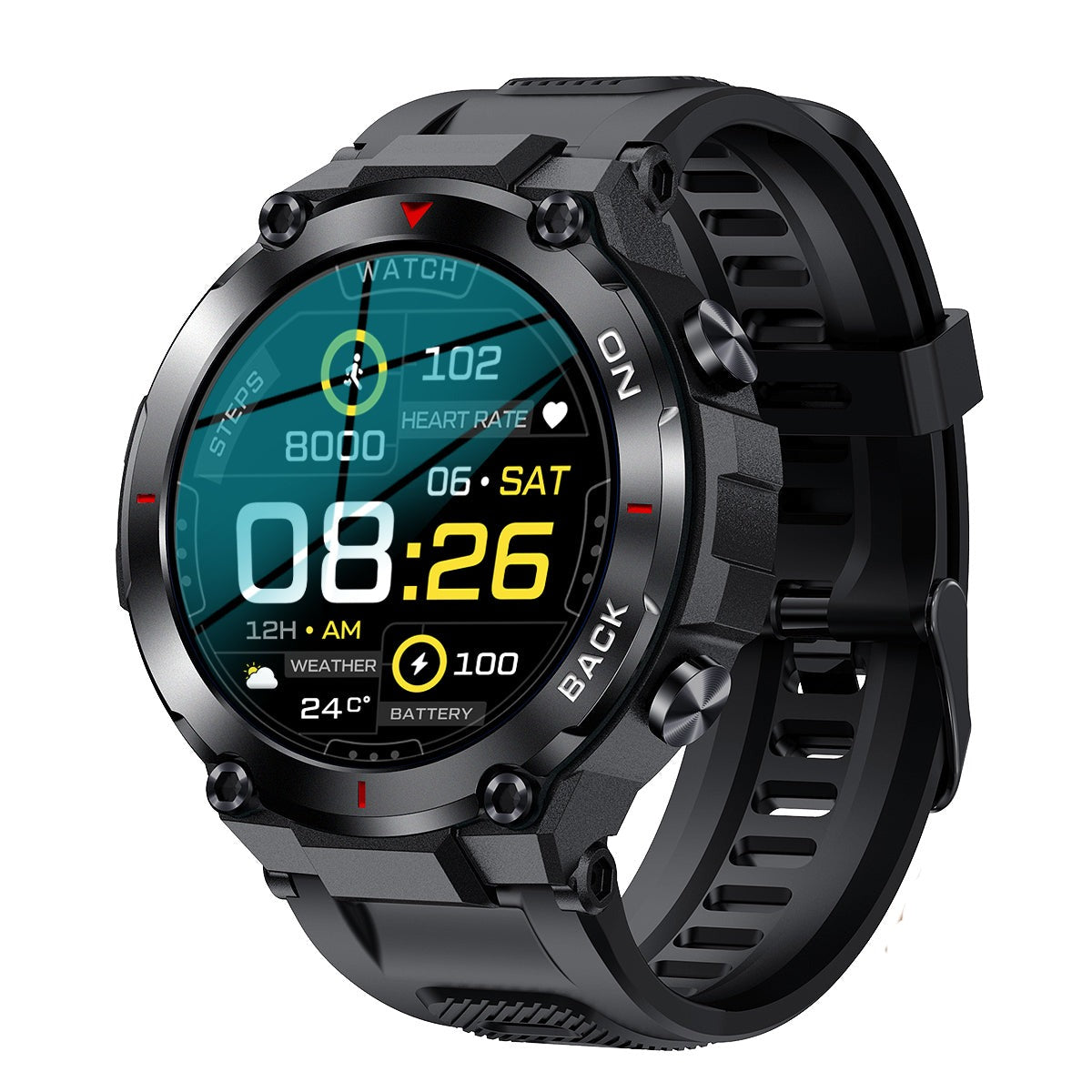 Top-Rated Military Bluetooth Sports Activity Fitness Tracker Smartwatch