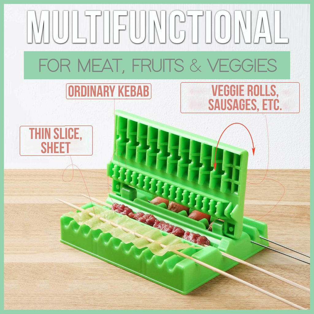 Multi-Functional Rapid Barbecue Skewer Tool