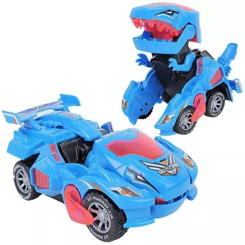 LED Transforming Dinosaur Car