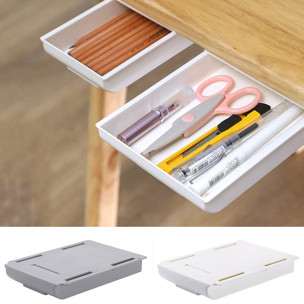 Under Desk Organizer Drawer For Storage