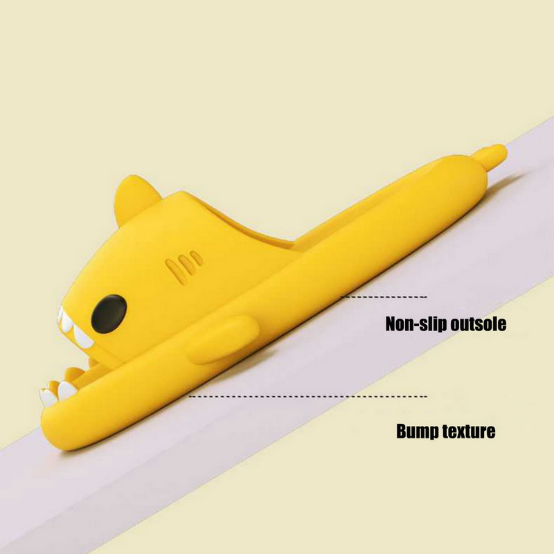 4CM Anti-Skid Cool Shark Hollow Slippers