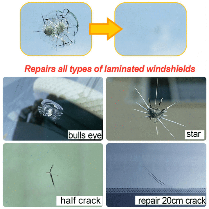Glass Crack Repair Kit