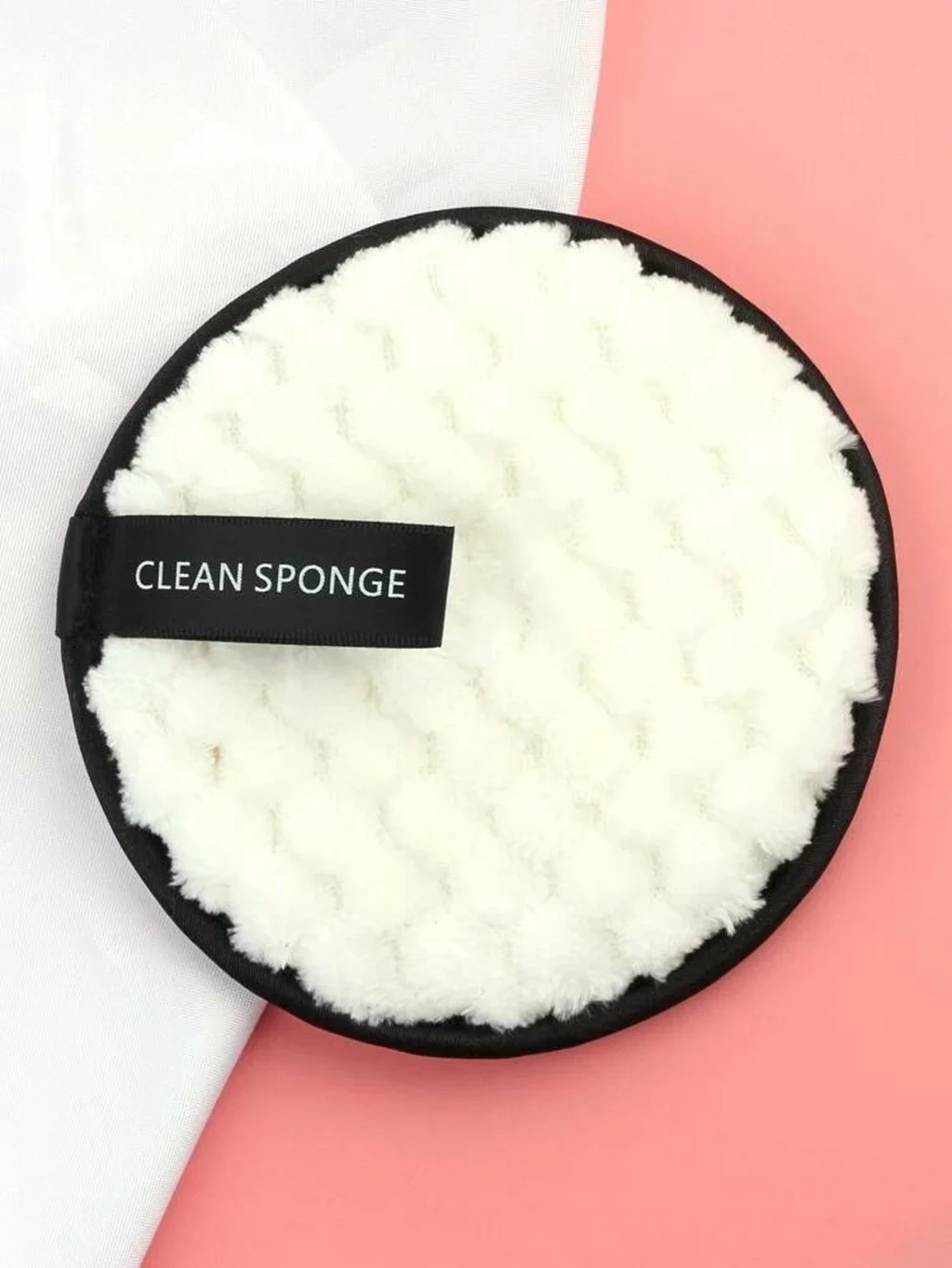 White Reusable Microfiber Makeup Remover Pad