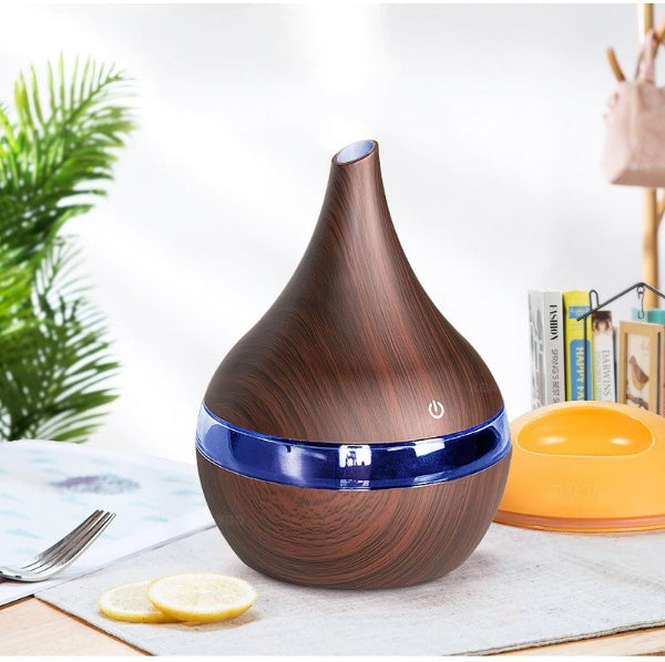 Ultrasonic Wood Humidifier & Diffuser