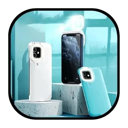 Fill Light Selfie Beauty Ring Flash iPhone Case
