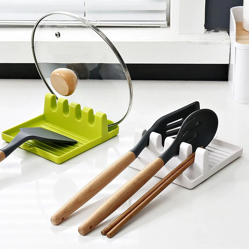 Non-slip Kitchen Utensil Rest with Drip Pad