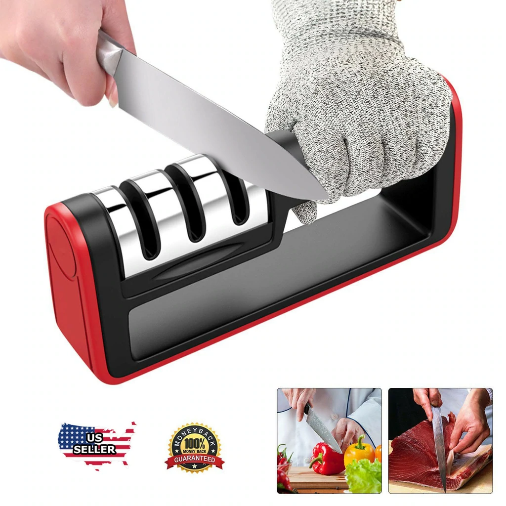 Professional 3 Stages Knife Sharpening Tool