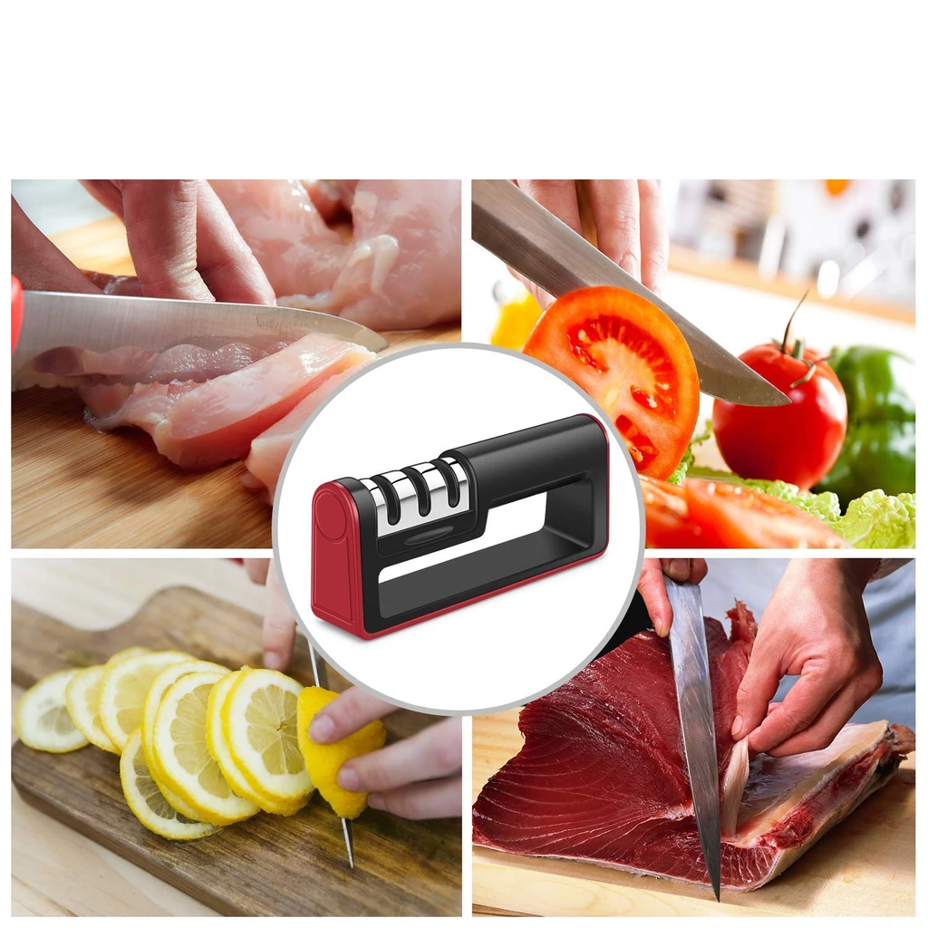 Professional 3 Stages Knife Sharpening Tool