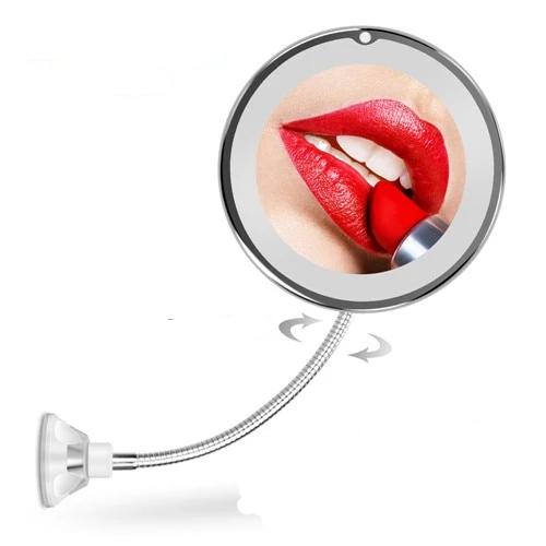 New 10x Magnifying LED Lighted Makeup Mirror