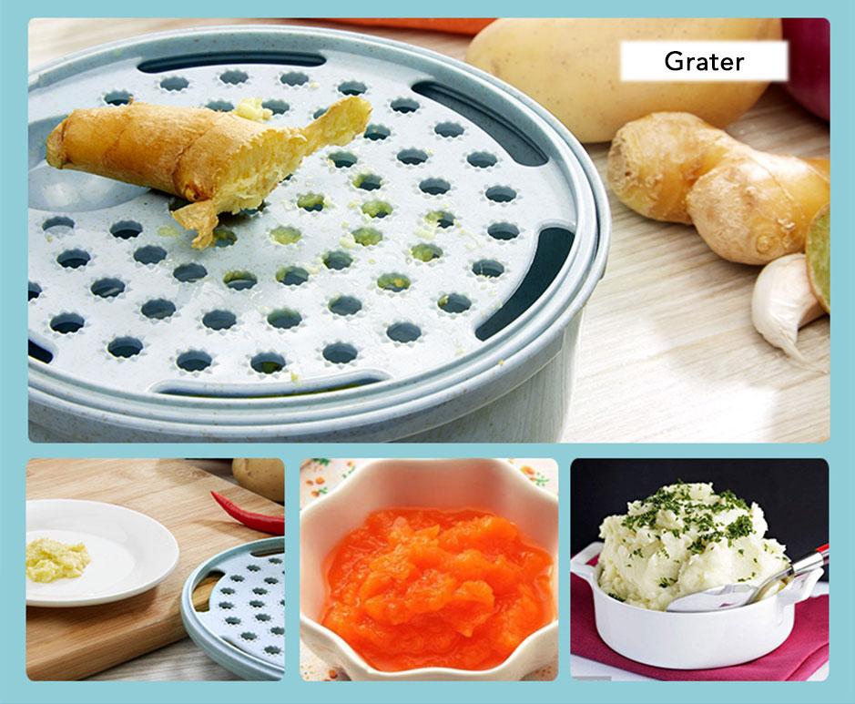 Mandoline Slicer Cutter & Grater For Vegetable (8 Functions In 1 )