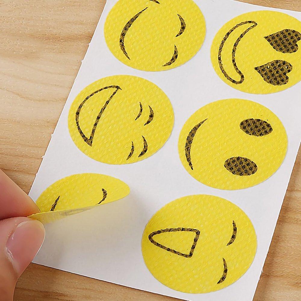120 Pcs Mosquito Repellent Patches Smiley Faces For Summer/ Camping. Mosquito patches