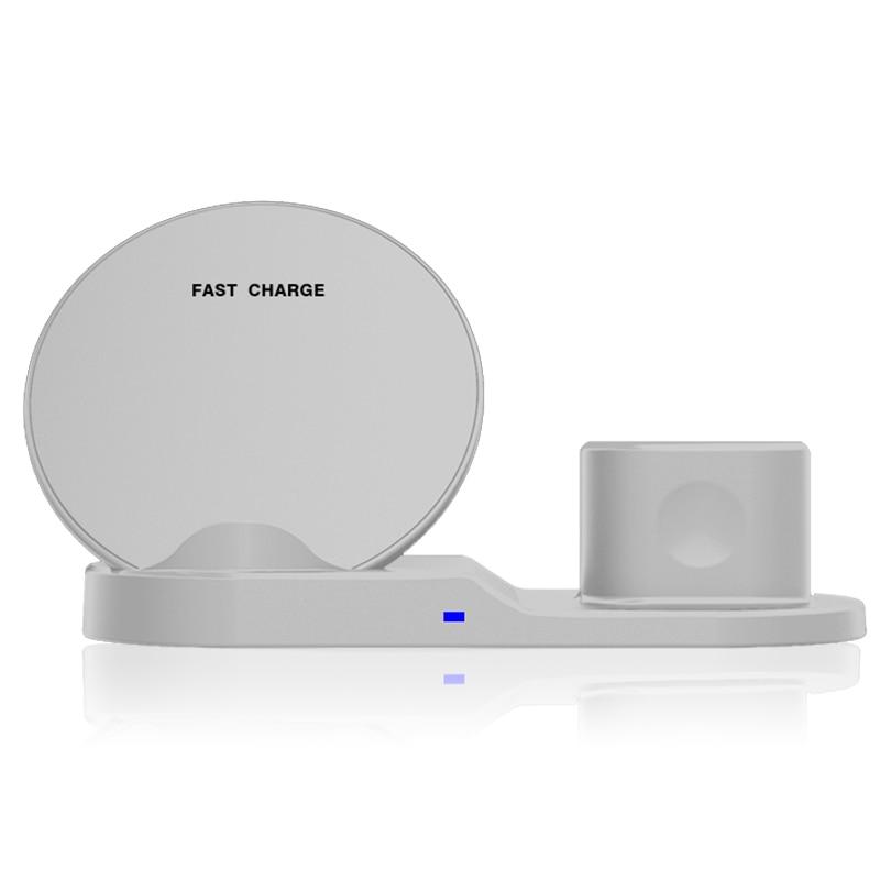3 in 1 Fast Wireless Charger Dock & Holder Stand