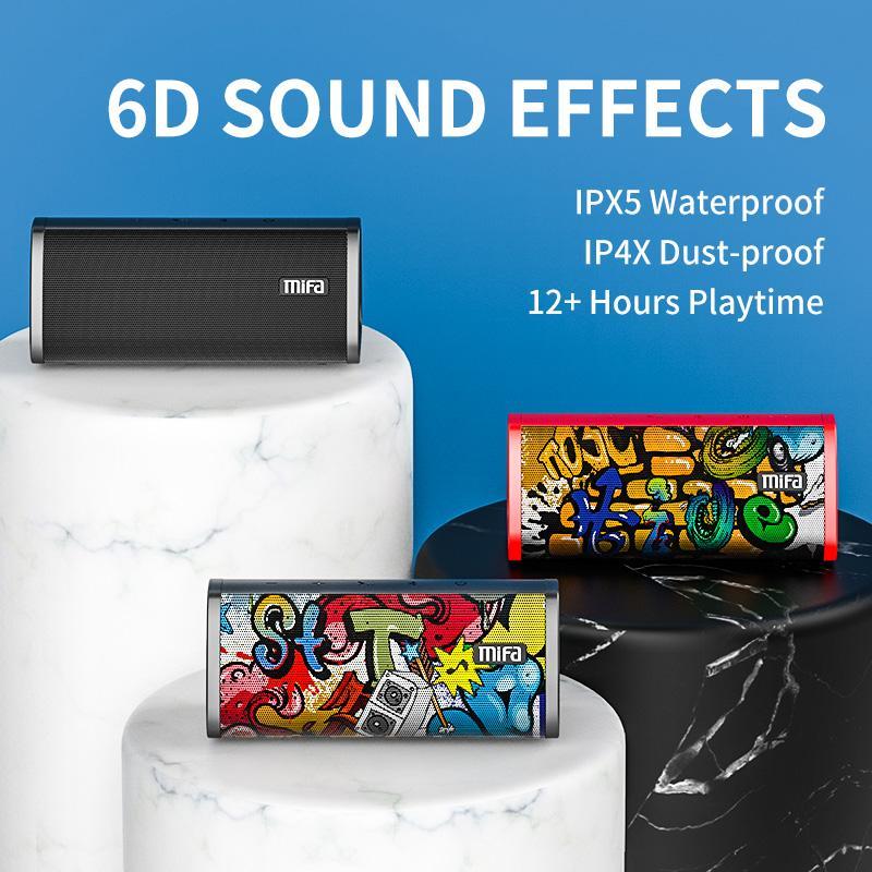 Mifa Portable Bluetooth Speaker Waterproof