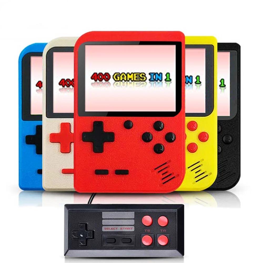Portable Handheld Retro Console with Built in 400 Games