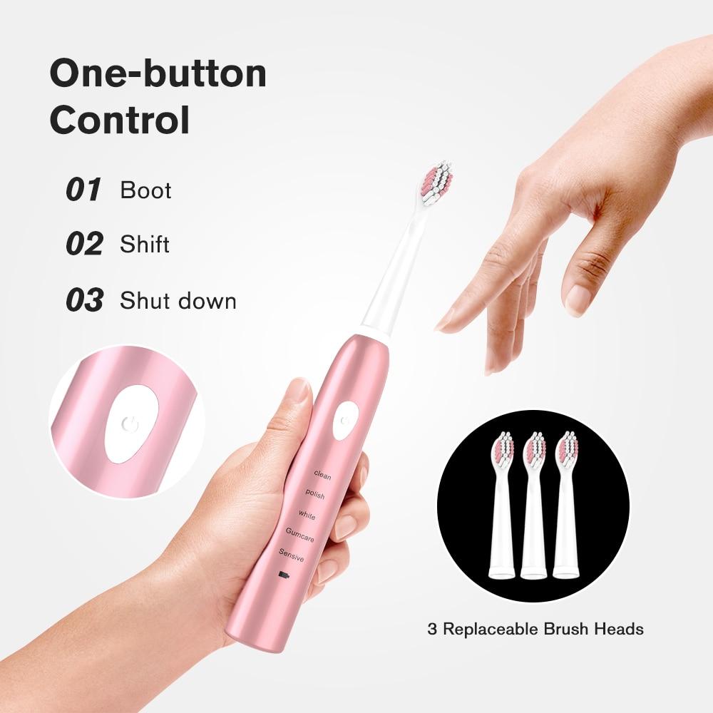 Rechargeable Smart Electric Toothbrush