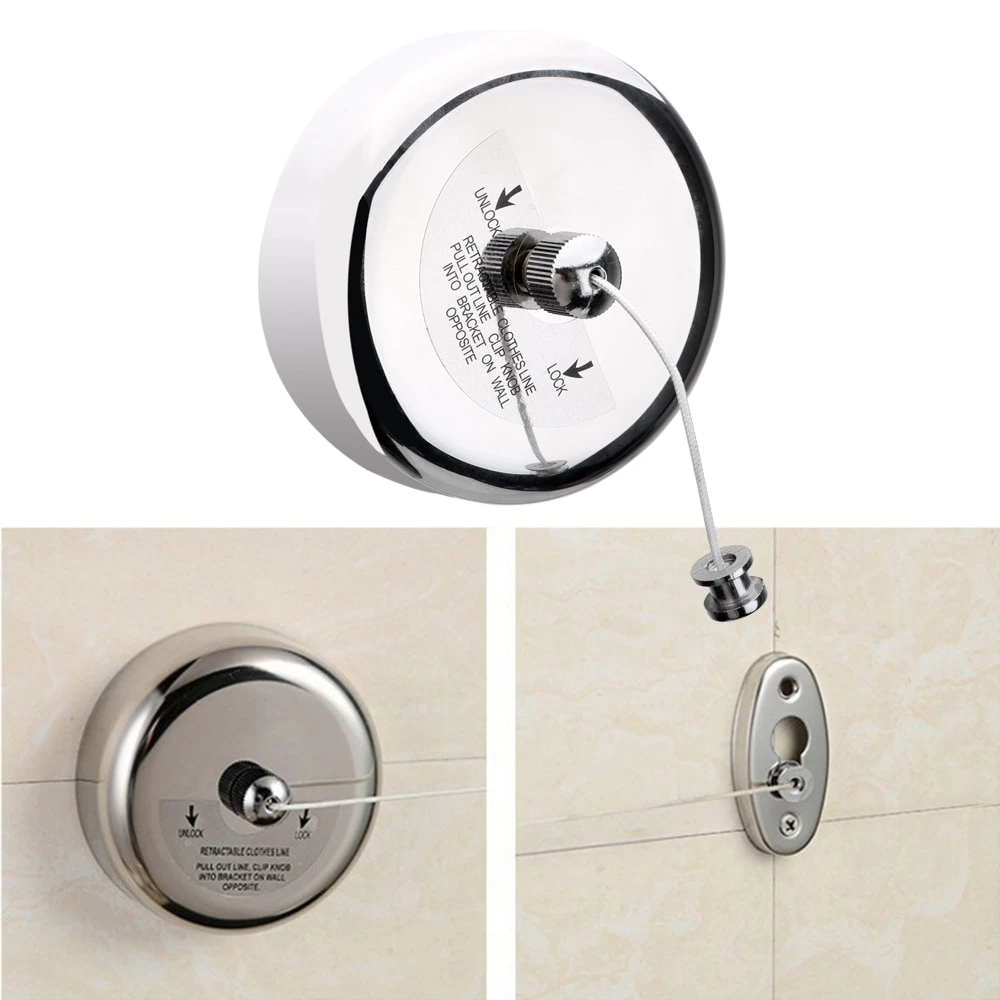 Compact Single Retractable Clothesline