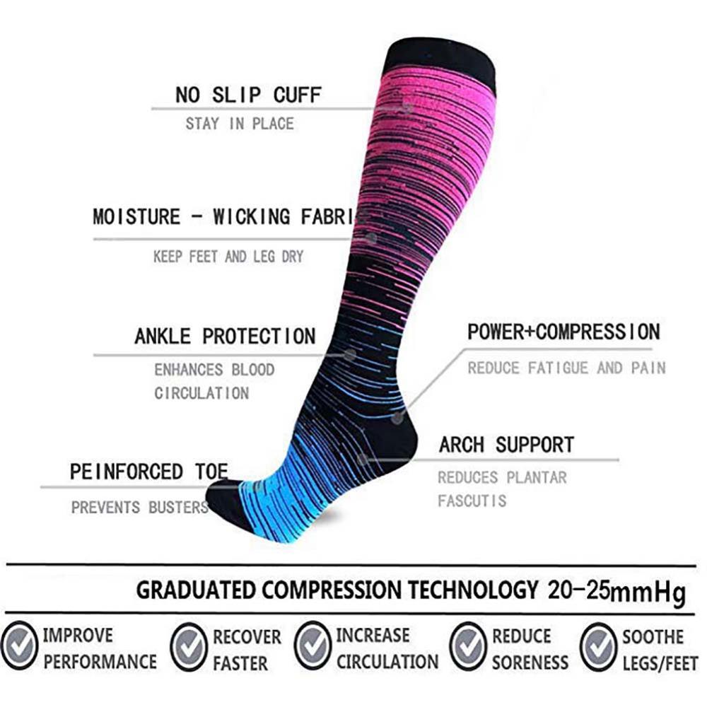 Outdoor Gradient Compression Socks