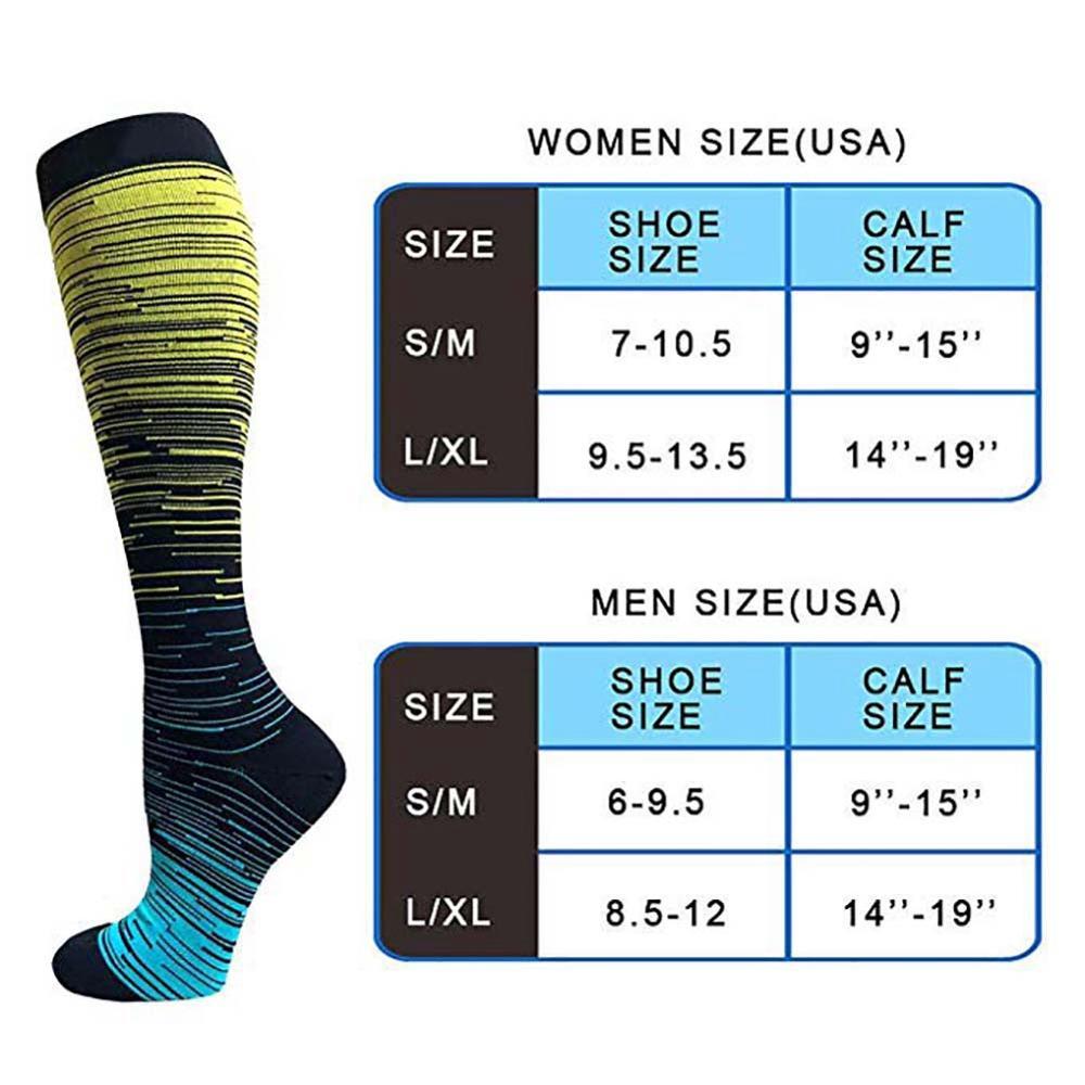 Outdoor Gradient Compression Socks
