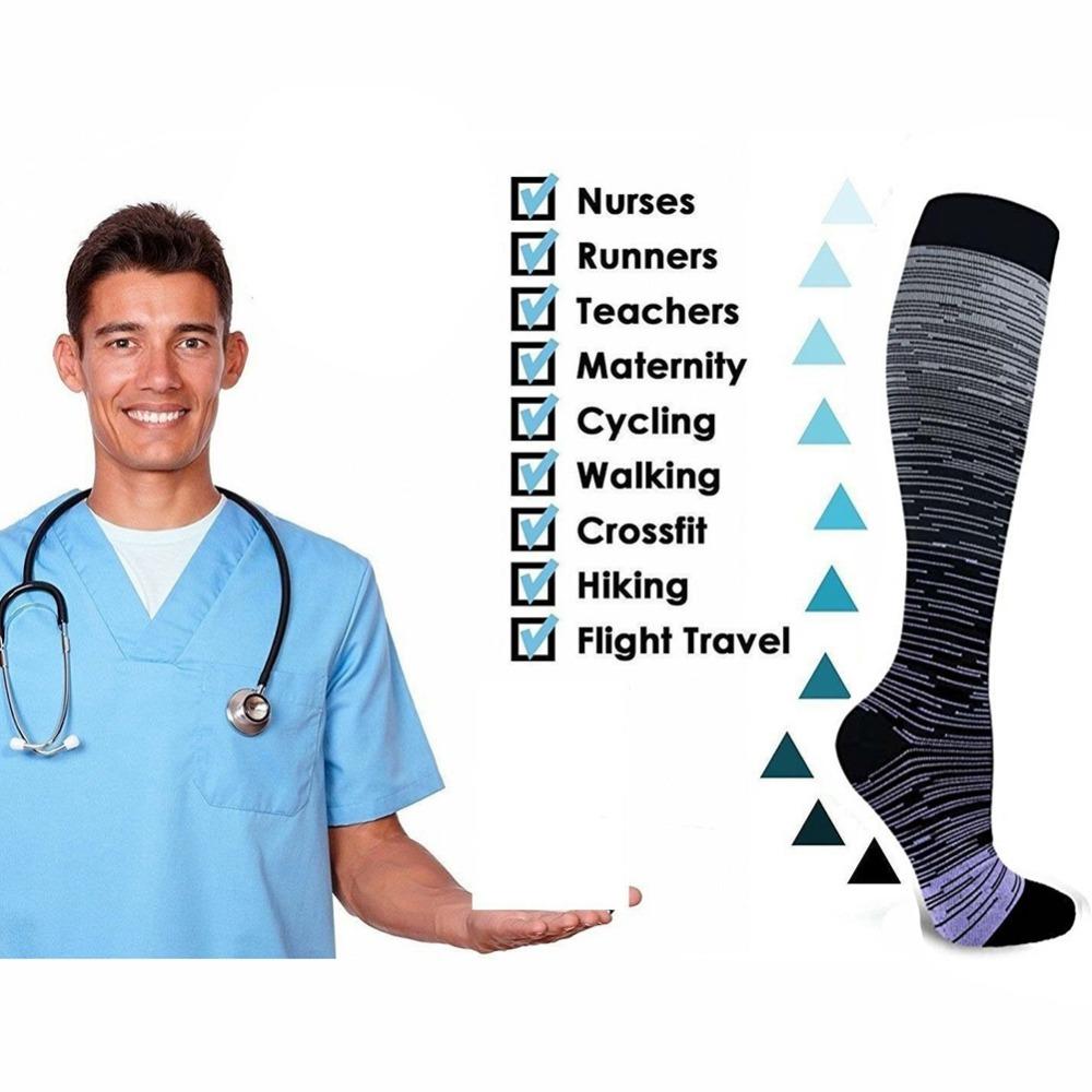 Outdoor Gradient Compression Socks