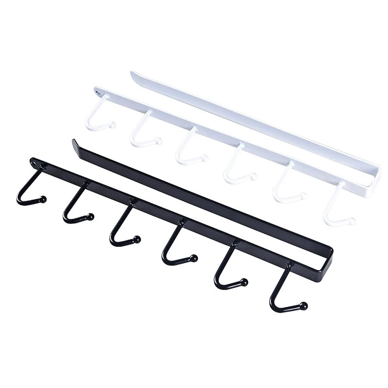 6 Hooks Hanging Kitchen Multi-Functional Organizer Kitchen Utensils Hanging Hooks
