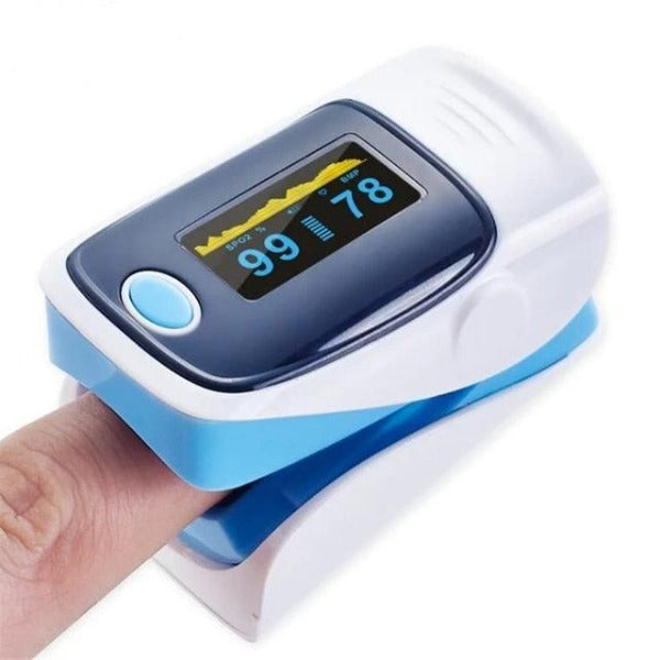 LED Finger Pulse Heart Rate/Blood Oxygen SpO2 Level Oximeter Monitor