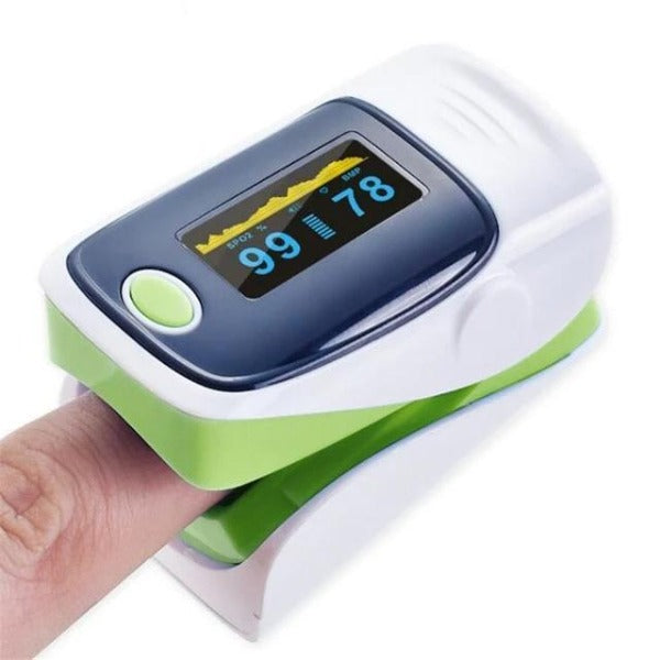 LED Finger Pulse Heart Rate/Blood Oxygen SpO2 Level Oximeter Monitor