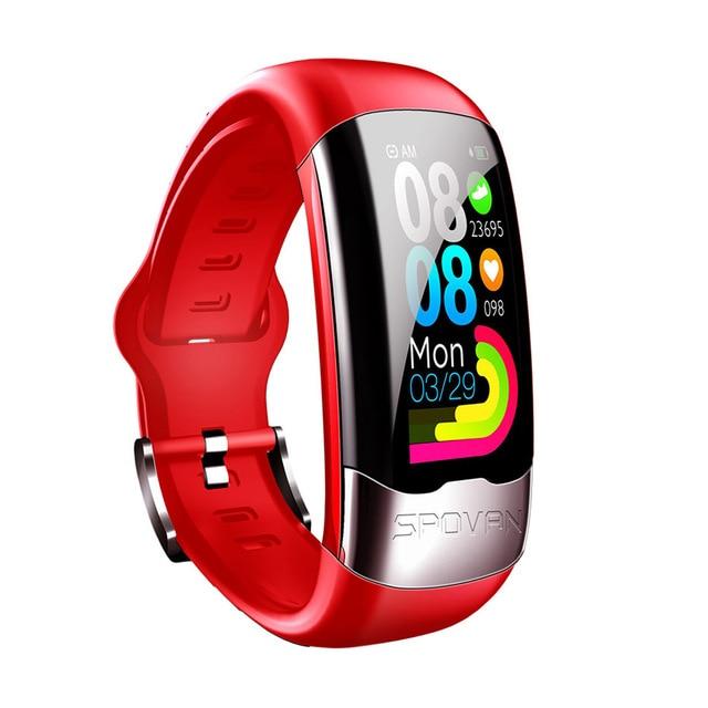 ECG PPG Smart Bracelet HRV Heart Rate Blood Pressure Monitor Smart Band Men IP67 Waterproof SportBands