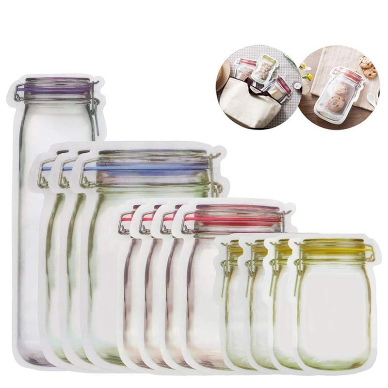 Mason Jar Zipper Bags
