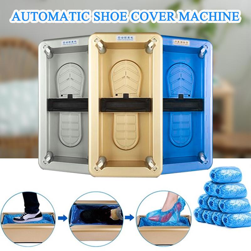 Automatic Shoe Cover Dispenser Anti Slip Portable Waterproof With 100pcs Shoe Covers