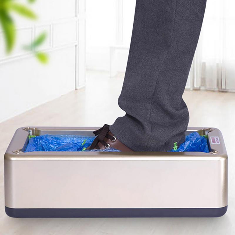 Automatic Shoe Cover Dispenser Anti Slip Portable Waterproof With 100pcs Shoe Covers