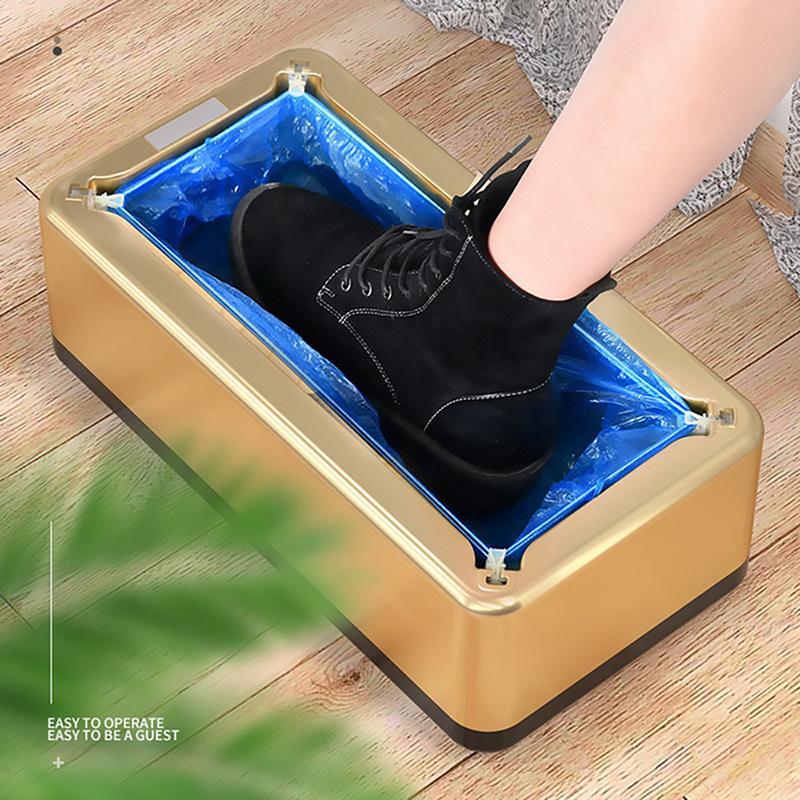 Automatic Shoe Cover Dispenser Anti Slip Portable Waterproof With 100pcs Shoe Covers