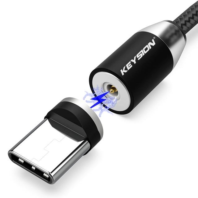 LED Magnetic USB Cable Fast Charging for all Types of Charging Port