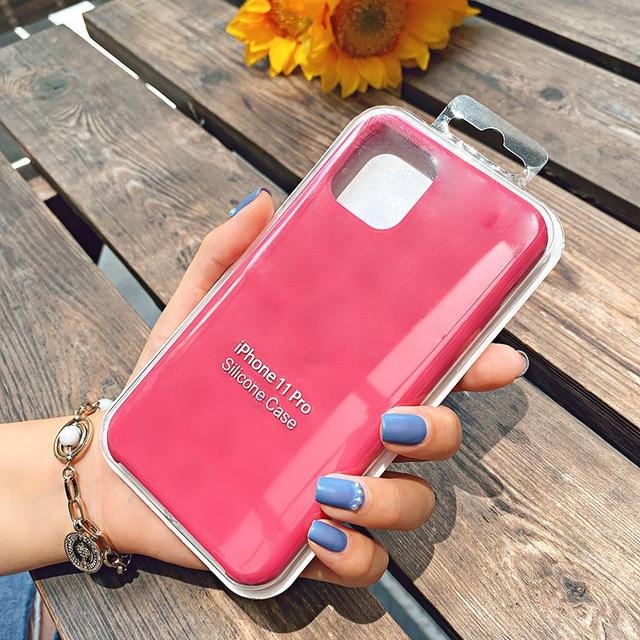 Silicone Case Cover 2020 for All Iphones MODEL with LOGO