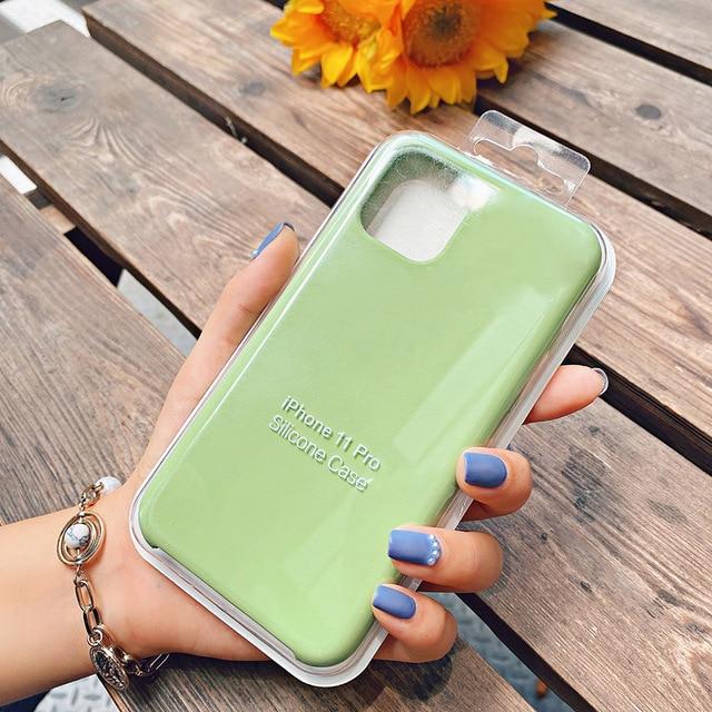Silicone Case Cover 2020 for All Iphones MODEL with LOGO