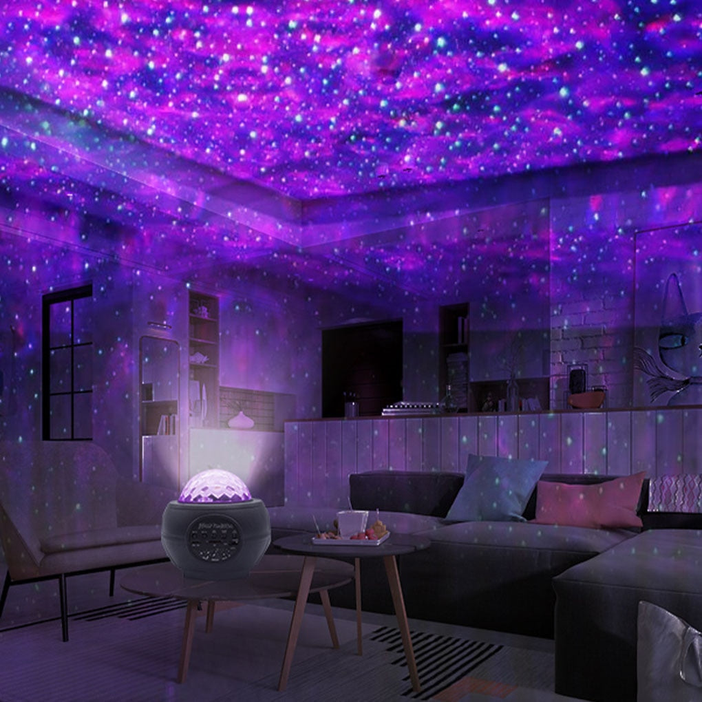 Galaxy Star Night Lamp LED Star Projector Night Light Ocean Wave Projector