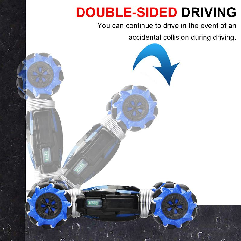 Double-Sided Stunt RC Car with Gesture Sensing Remote Control Car