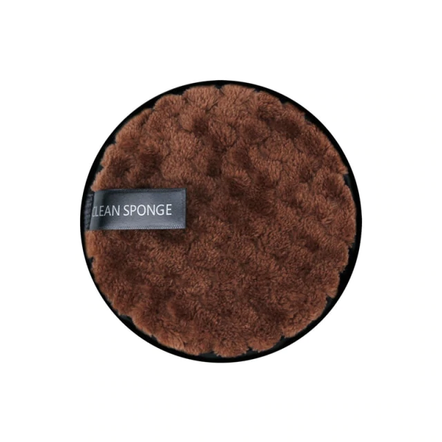Brown Reusable Microfiber Makeup Remover Pad