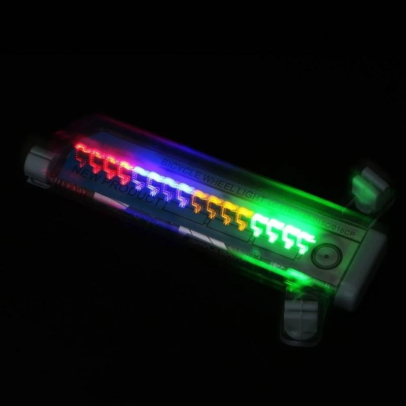 3D Bicycle Wheel Spoke Lights - 16 LED Multi-color Patterns