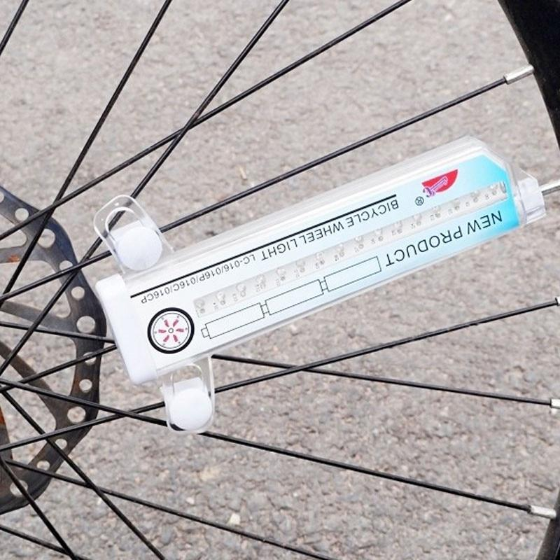 3D Bicycle Wheel Spoke Lights - 16 LED Multi-color Patterns