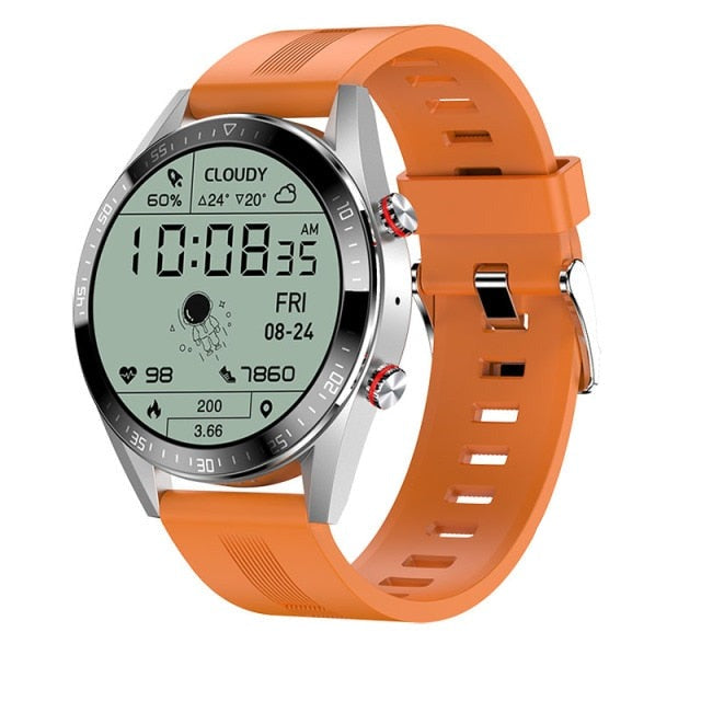 Smart Watch Amoled Display Bluetooth Call with Silicone Bracelet