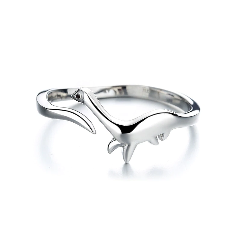 Adjustable Fashion Dinosaur Open Geometric Rings For Men/Women 2022 New Korea Trendy Adjustable Animal Ring Jewelry Gift