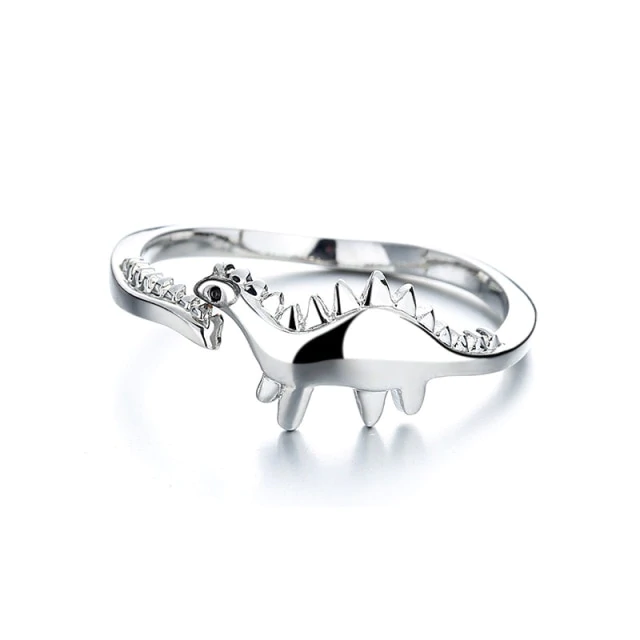 Adjustable Fashion Dinosaur Open Geometric Rings For Men/Women 2022 New Korea Trendy Adjustable Animal Ring Jewelry Gift