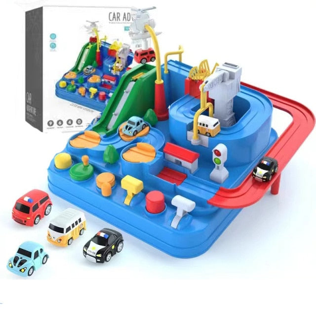 Car Adventure Mechanical Interactive Track Playset