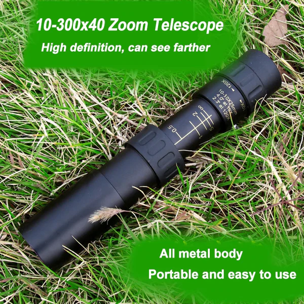 Super Zoom Telephoto Monocular Telescope With Night Vision