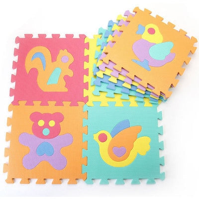 EVA Foam Patterned Puzzle Mat 10 Pcs