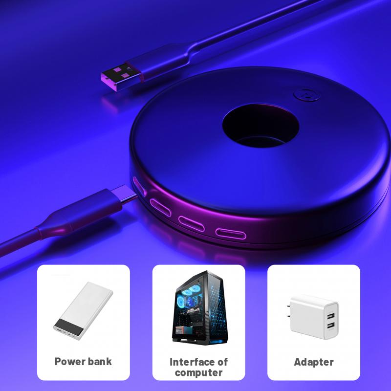 Voice Controlled LED Desktop Atmosphere Light