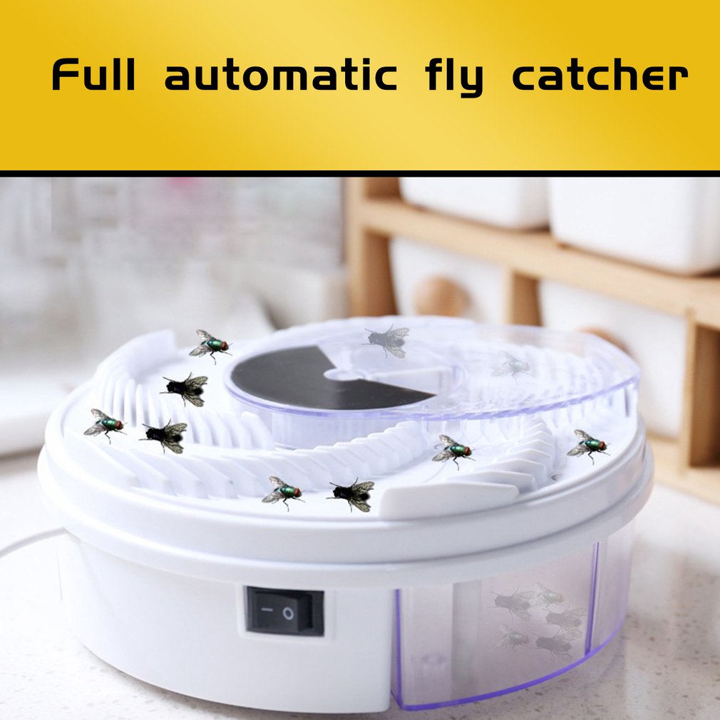 Automatic Fly Insect Catcher Sticky Traps Bugs Sticky Board Multiple Flying Insect Catching Control Sticker Double-sided
