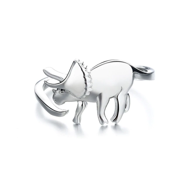 Adjustable Fashion Dinosaur Open Geometric Rings For Men/Women 2022 New Korea Trendy Adjustable Animal Ring Jewelry Gift