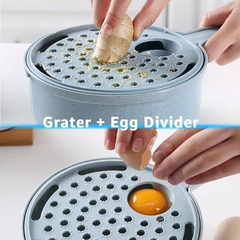 Mandoline Slicer Cutter & Grater For Vegetable (8 Functions In 1 )