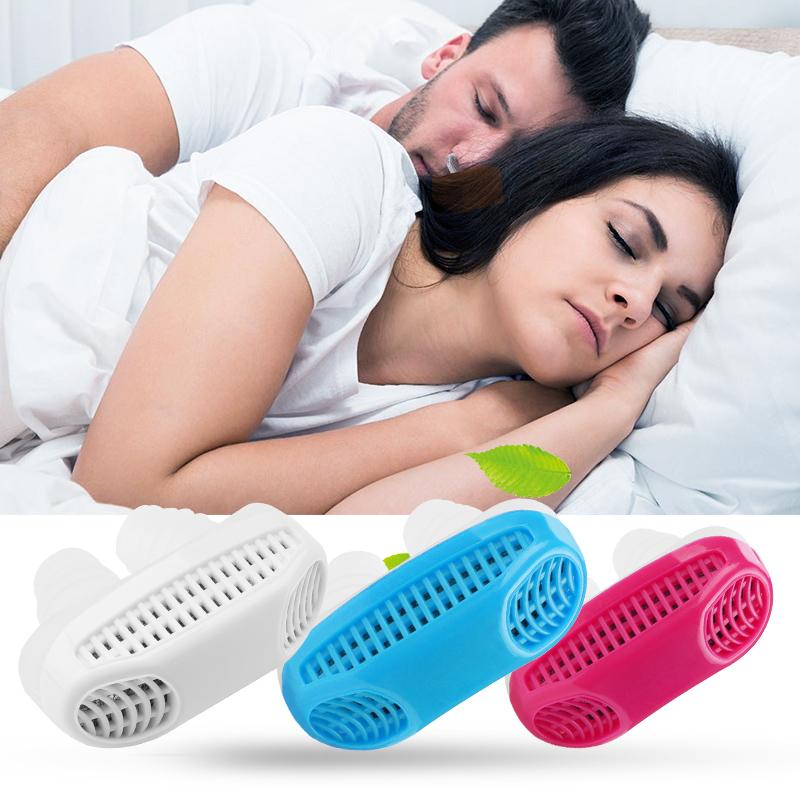 2 In 1 Anti Snoring & Air Purifier Silicone Nose Clip